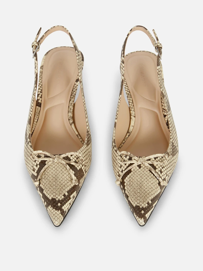Pointed Slingback Heels