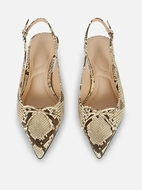 Pointed Slingback Heels