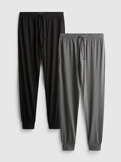 2pk Jersey Pajama Bottoms