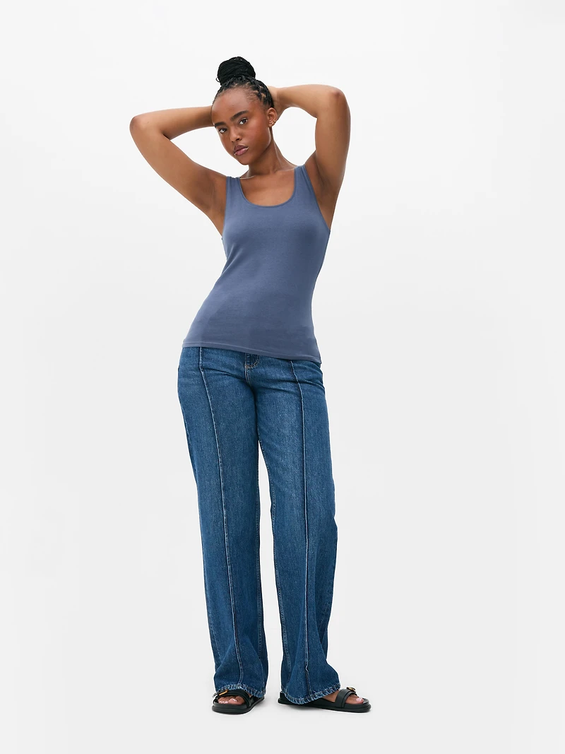 Scoop Neck Stretch Vest