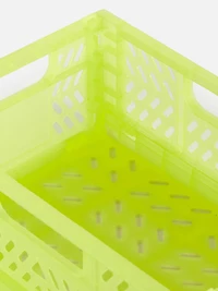 Lime Mini Collapsable Storage Basket