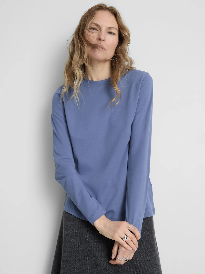 Essential Cotton Crewneck Tee