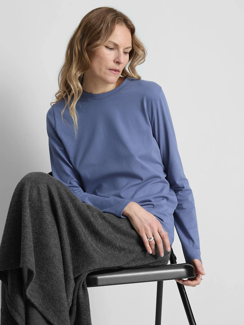 Essential Cotton Crewneck Tee