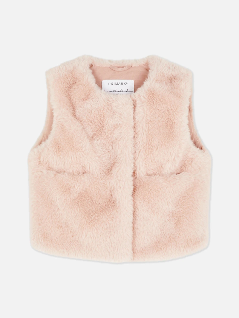 0-36mths | Faux Fur Vest