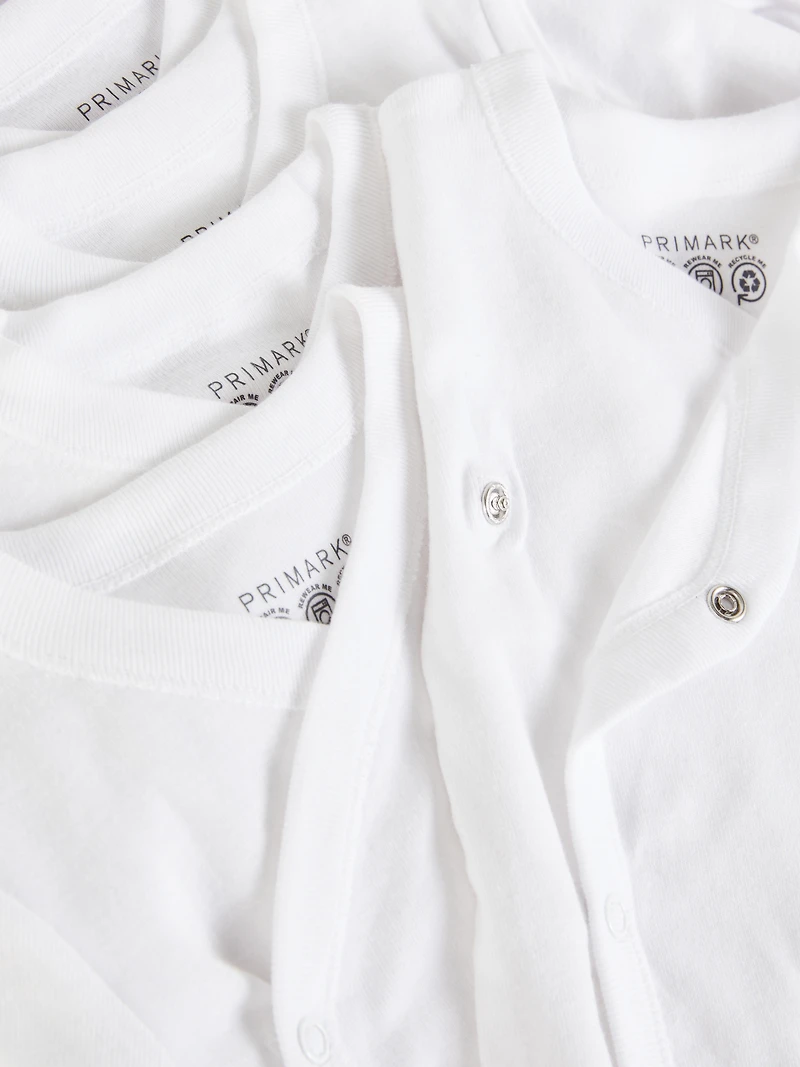 0-24mths | 5pk Long-Sleeve Wrap Onesies