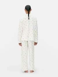 Cozy Printed Boyfriend Pajamas