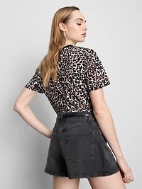 Cotton Allover Print Tee