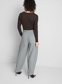 Stretch Crew Neck Top