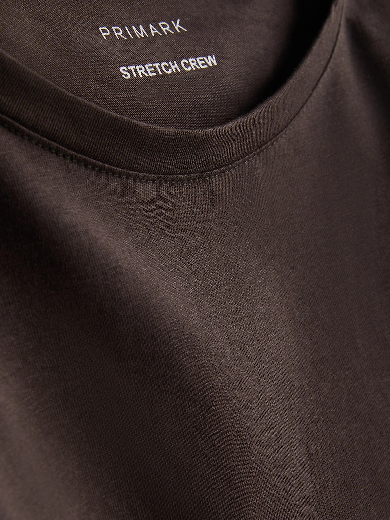 Stretch Crew Neck Top