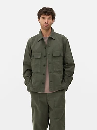 The stronghold Herringbone Canvas Jacket