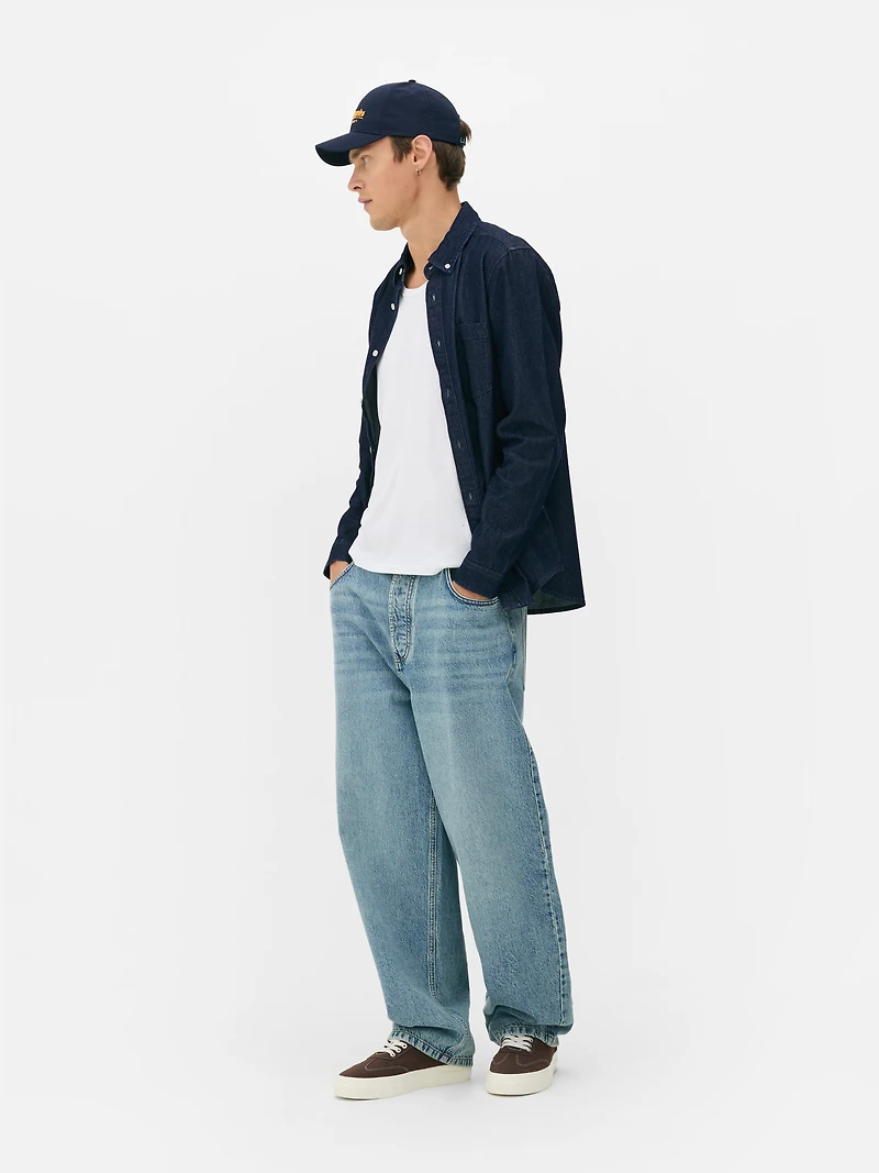 Long Sleeve Denim Shirt