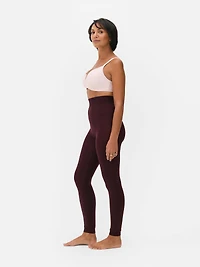 1pk Velvet Plush Footless Tights