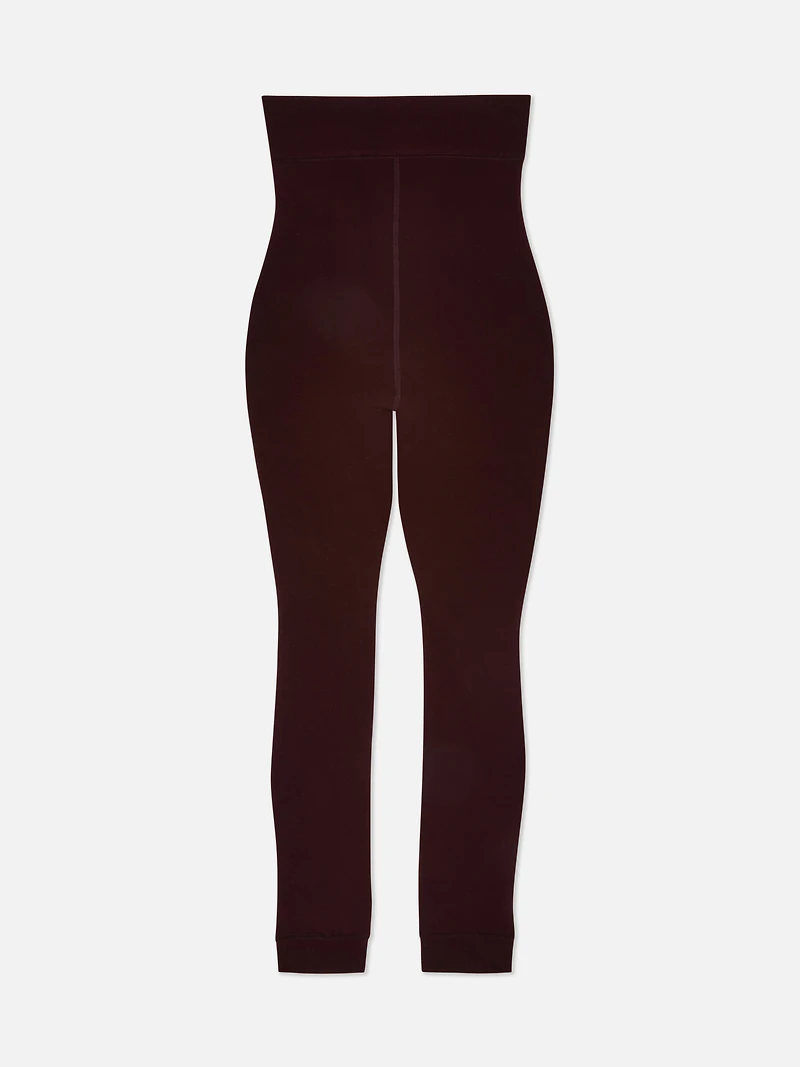 1pk Velvet Plush Footless Tights