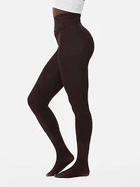 1pk Velvet Plush Chocolate Tights