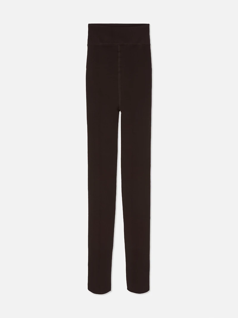 1pk Velvet Plush Chocolate Tights