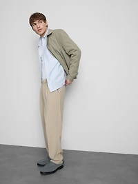 Long Sleeve Striped Oxford Shirt