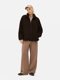 Oversized Fleece Jacket