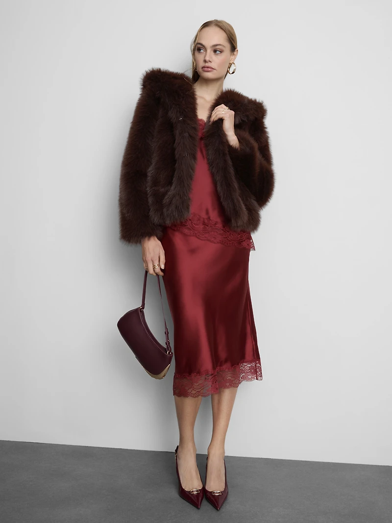 Luxe Faux Fur Hooded Jacket