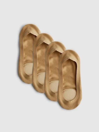 2pk Cushioned Foot Liner Socks