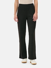 Textured Jersey Flared Leggings