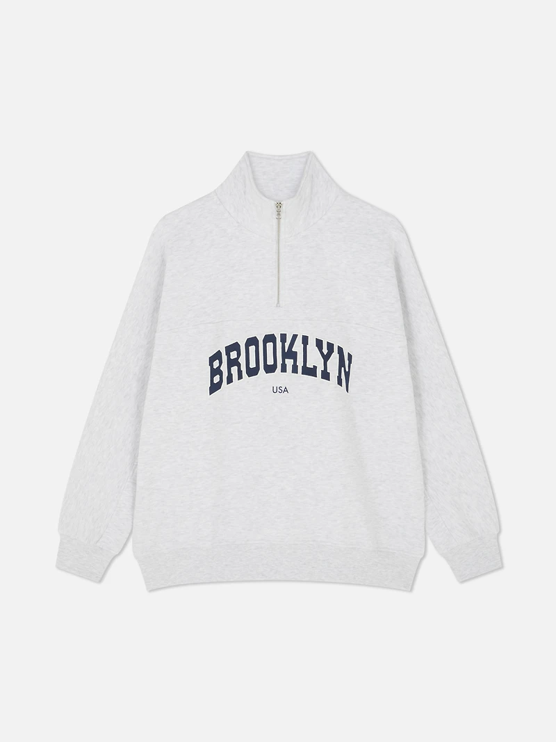 Half-Zip Brooklyn Sweatshirt