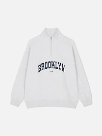 Half-Zip Brooklyn Sweatshirt