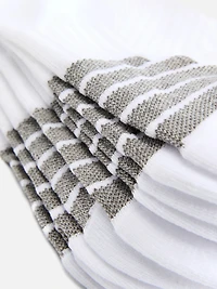 Men's White 5-Pack Performance Sneaker Socks