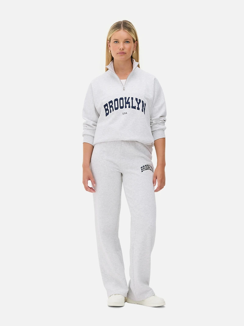 Wide-Leg Brooklyn Joggers