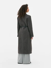 Single-Breasted Longline Coat