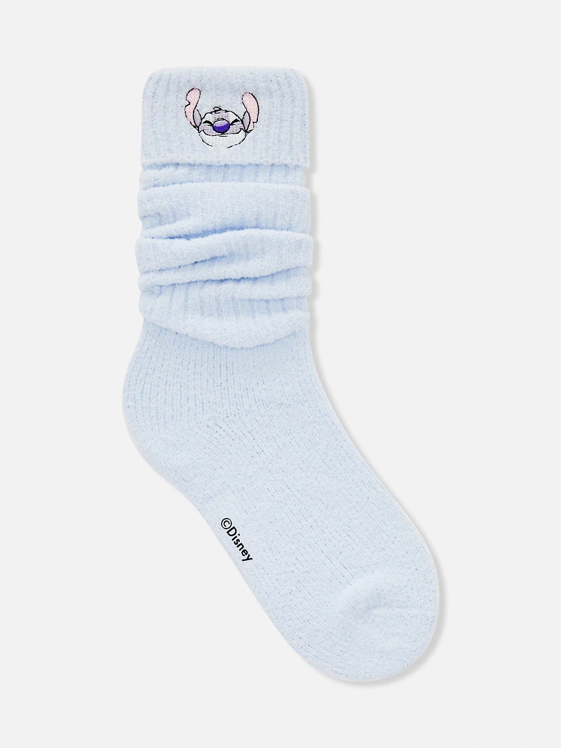 1pk Disney’s Stitch Fluffy Socks