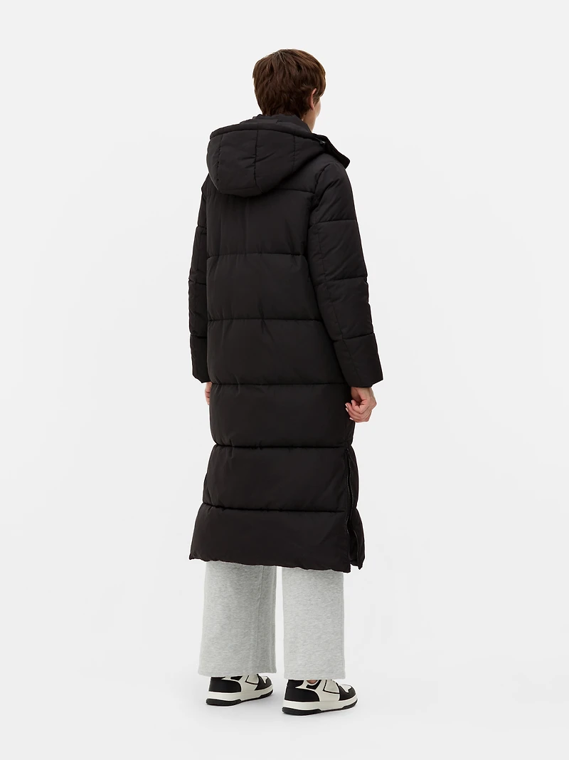 Angle Pocket Longline Padded Coat