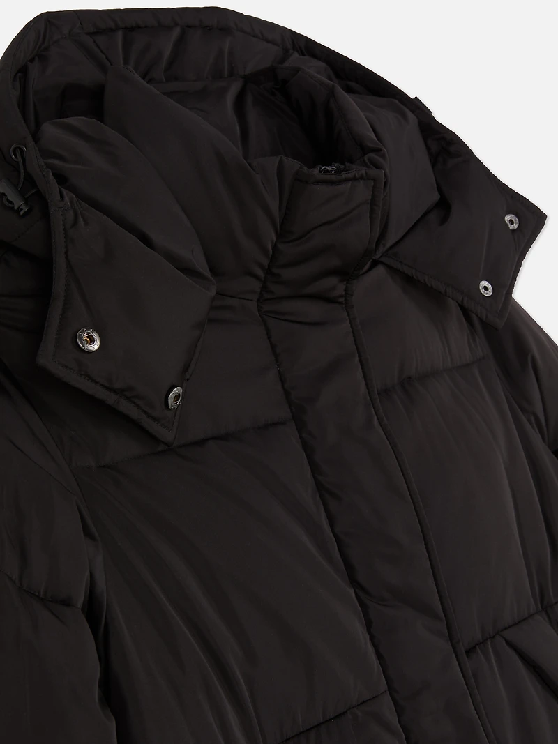 Angle Pocket Longline Padded Coat