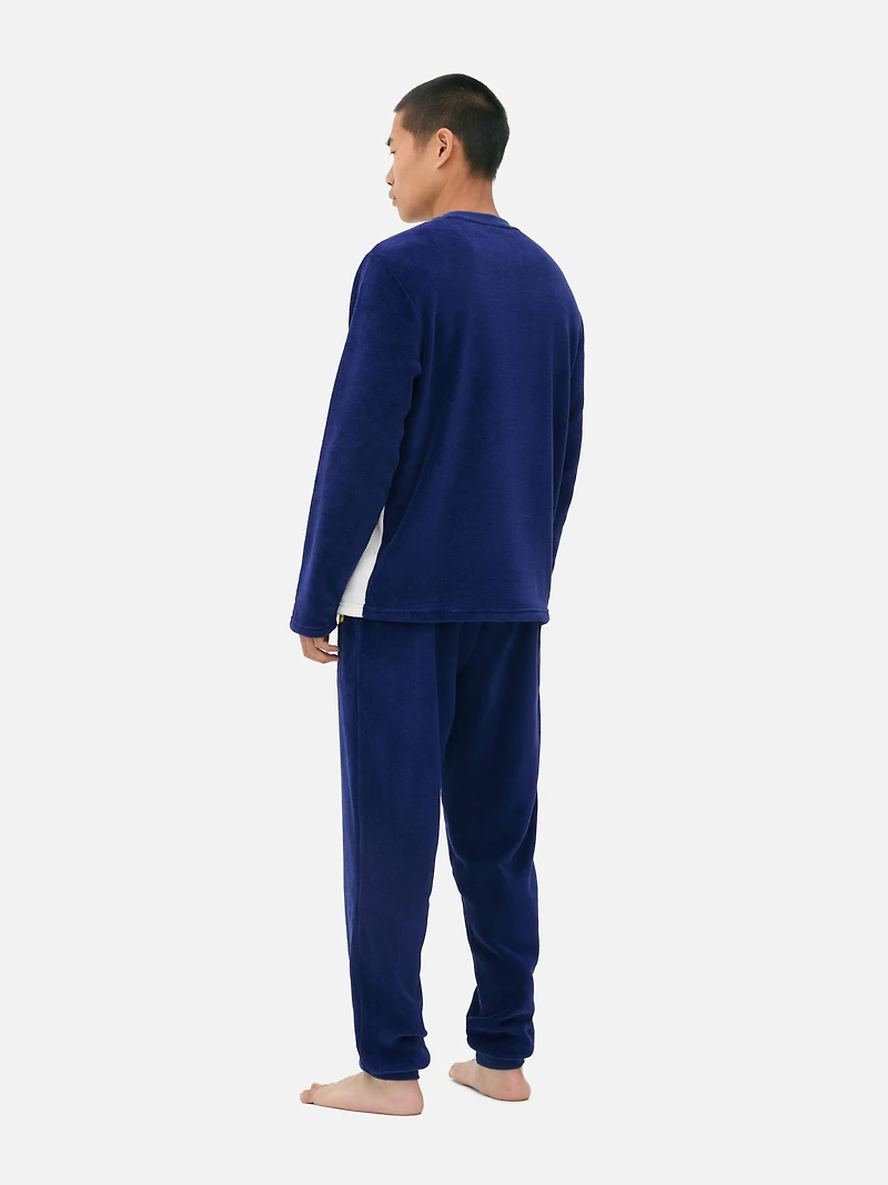 The Simpsons Ned Flanders Fleece Pajama Set