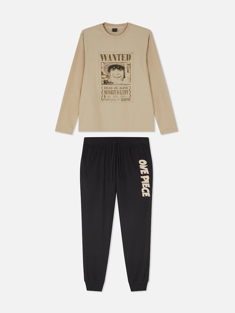 One Piece Luffy Pajama Set