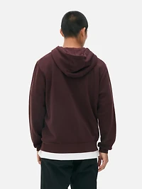 Men's Maroon Drawstring Hoodie