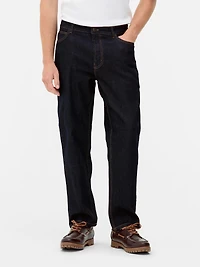 Mid-Rise Straight Leg Jeans
