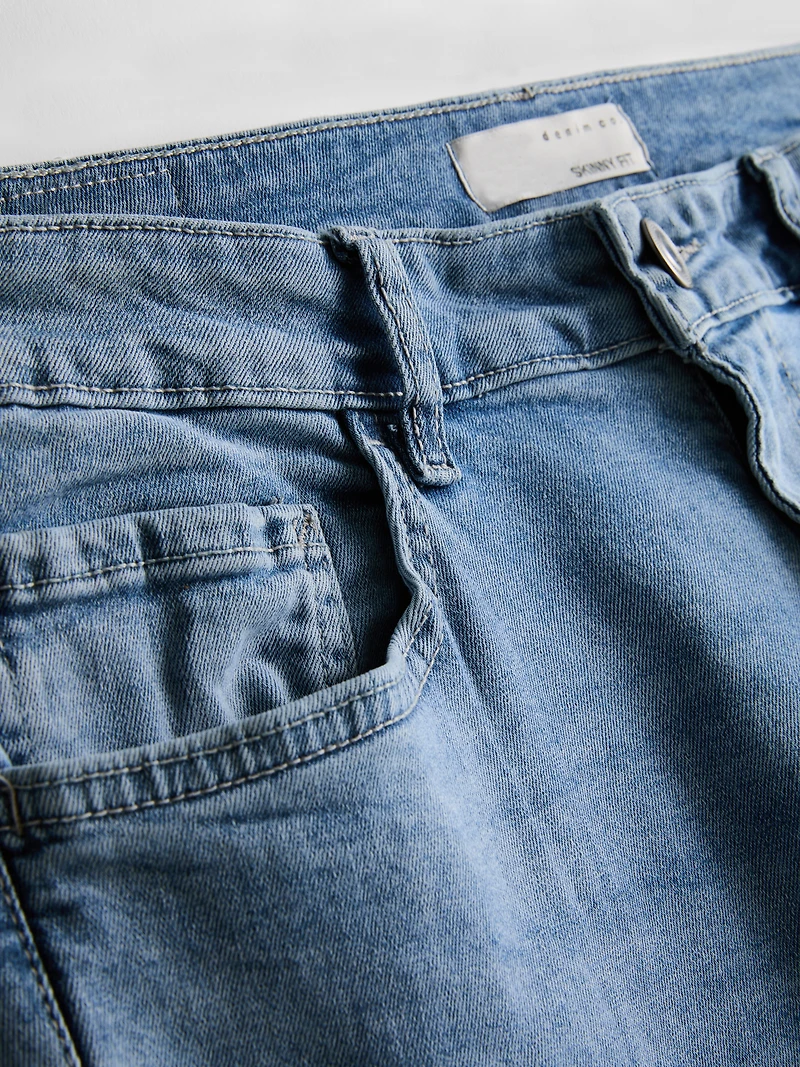 Mid-Rise Skinny Jeans