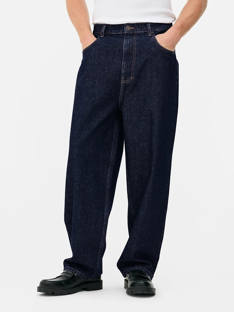 Mid-Rise Baggy Jeans