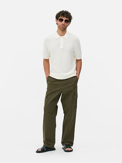 Men's Olive Utility Cargo Pants