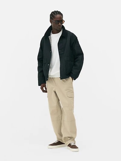 Men's Tan Utility Cargo Pants