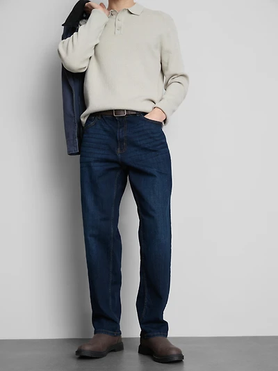 Stretch Straight Leg Jeans