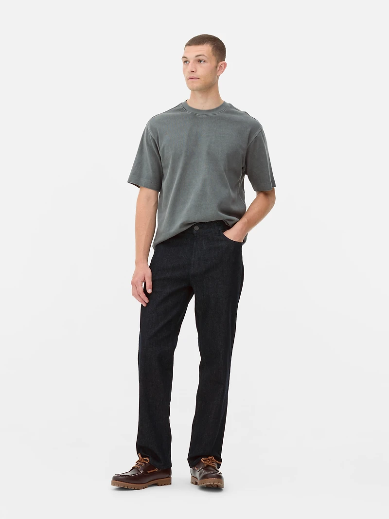 Stretch Straight Leg Jeans