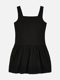 7-15yrs | Bow Square Neck Dress
