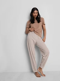 Printed Short-Sleeve Pajama Set