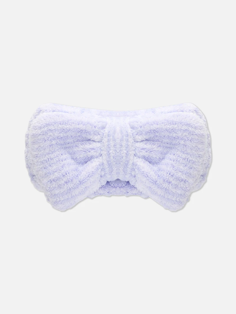 Plush Bow Headband