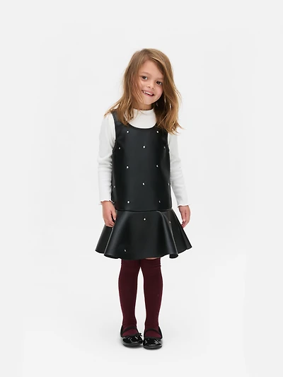 1.5-8yrs | Studded Dress and T-Shirt Set