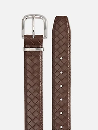 Men's Brown Woven Effect Belt