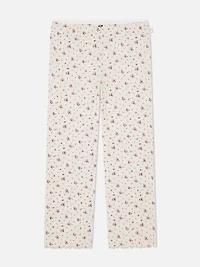 Ditsy Floral Wide Leg Pajama Bottoms