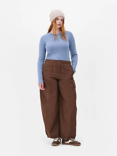 Low Rise Cargo Pants