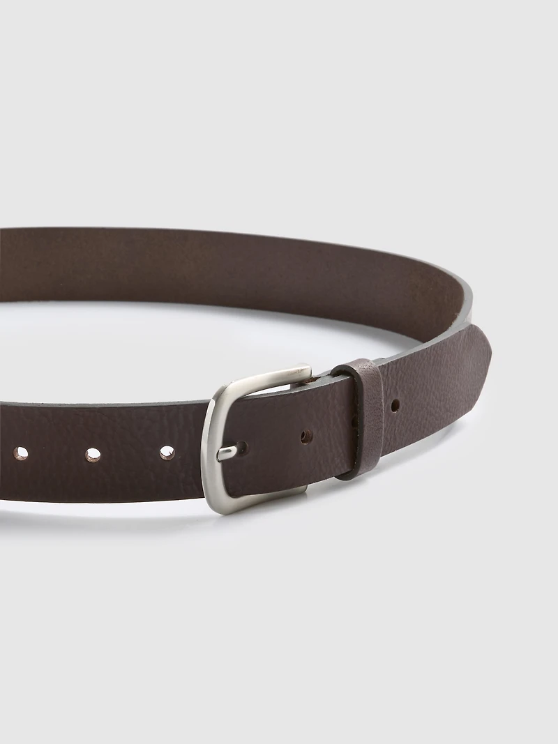 Leather Skinny Belt